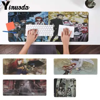 

Yinuoda Steins Gate Keyboards Mat Rubber Gaming mousepad Desk Mat Rubber Mouse Pad Computer Game Tablet Mousepad
