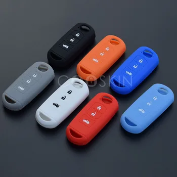 

100pcs/lot Silicone rubber car key cover for MAZDA 3 5 6 Axela CX5 CX7 Atenza Core-wing Smart Remote 3 buttons key case