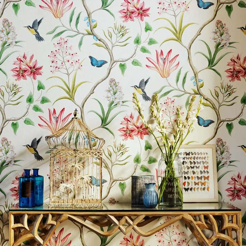 Vintage Bird Wallpaper Reviews - Online Shopping Vintage 