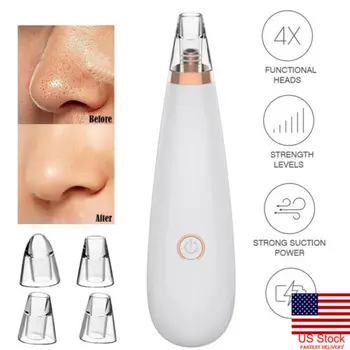 

US Electronic Blackhead Remover Vacuum Suction Facial AcnePore Cleaner Extractor portable Household pore cleaner
