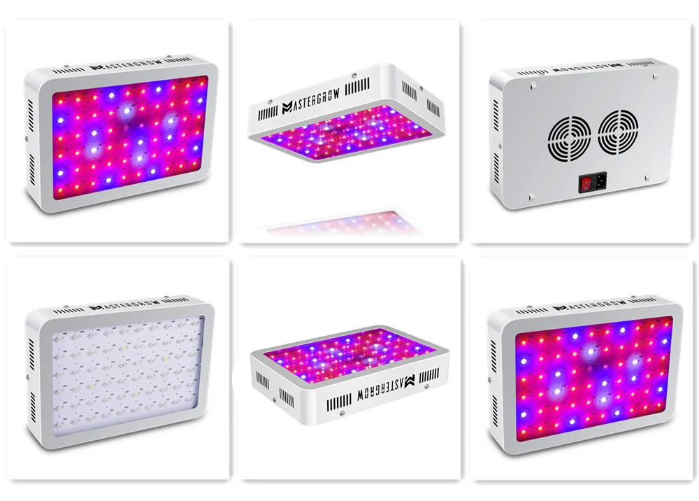 Полный спектр 300/600/800/900/1000/1200/1800/2000W LED Grow Light 410-730nm для комнатных растений и цветок парниковых расти палатку