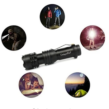 

XPE LED Torch , Portable Waterproof Rechargeable Torches Zoomable Flashlight For AAA Or 14500 Battery