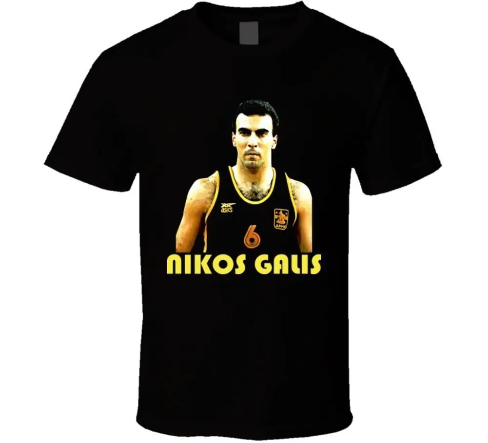 Nikos galis اليونانية اعب t قميص قمم جديدة 2018 طباعة خطابات الرجال القميص ذكر مسبقا الملابس القطنية 100% ٪ Nikos galis اليونانية اعب t قميص قمم جديدة 2018 طباعة خطابات الرجال القميص ذكر مسبقا الملابس القطنية 100% ٪