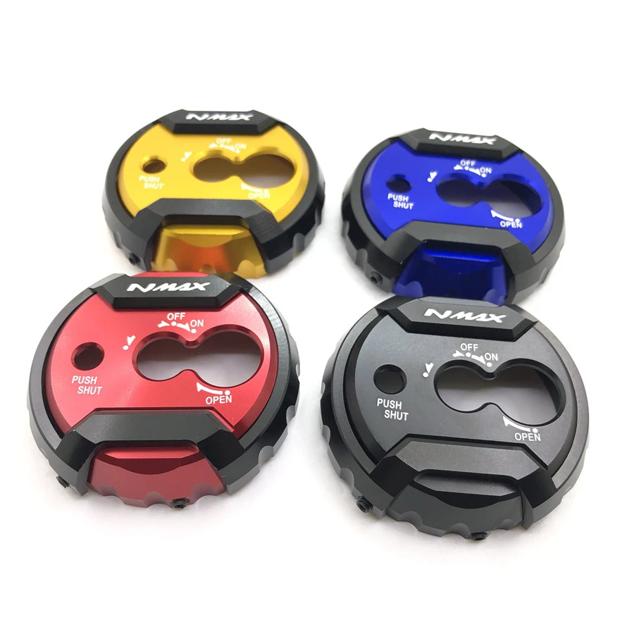 

For Yamaha NMAX 150 N-MAX 125 Nmax 155 2015-2019 Years 1PC Motorcycle Seat Lock Cap CNC Aluminum Scooter Refit Parts Key Cover