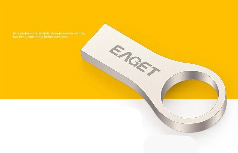 EAGET U66 USB 3,0 32GB usb флэш-накопители с модным металлическим водонепроницаемый Властелин колец USB3.0 флэш-накопитель