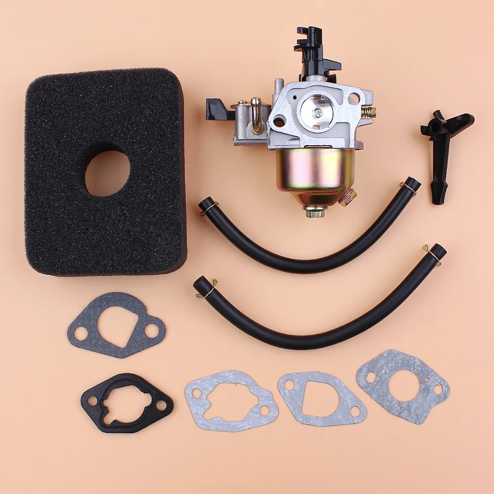 Generator Carburetor Gasket Fuel Line Air Filter Kit For Honda GX160