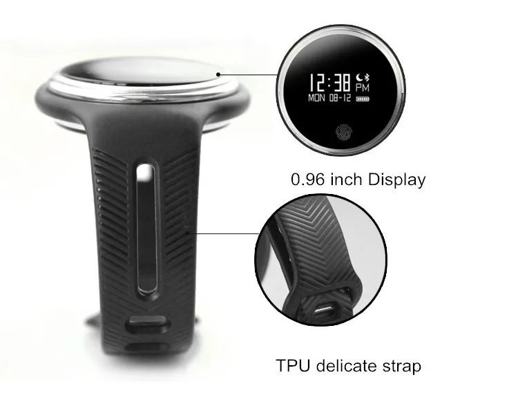 E07 Bluetooth Smart Bracelet IP67 Waterproof Pedometer Fitness Tracker Sports S