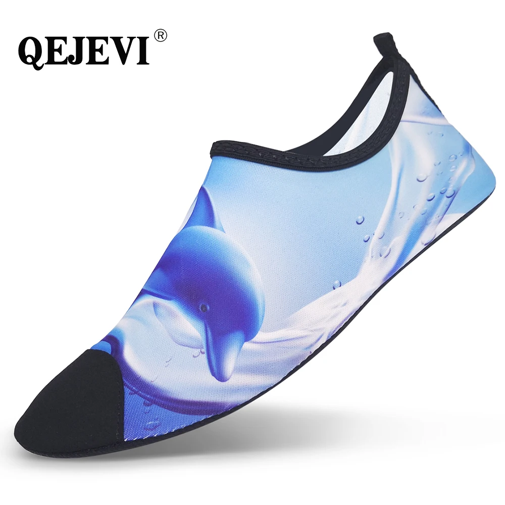 Спортивная водная дешевая обувь QEJEVI для женщин и мужчин летняя пляжная плавания