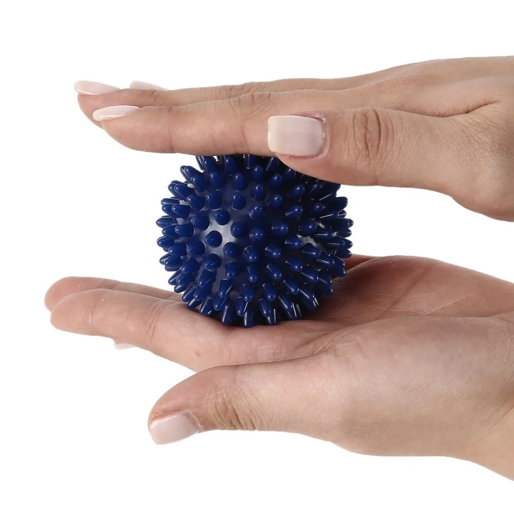 

6 cm PVC High Density Spiky Massage Ball Foot Pain Plantar Fasciitis Reliever Treatment Hedgehog Ball Massager Acupressure Ball