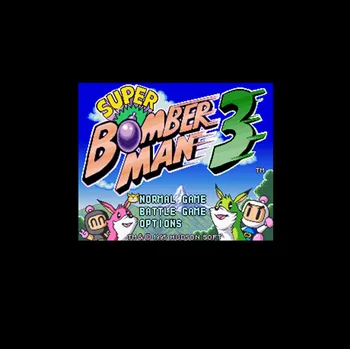 

Super Bomberman 3 16 bit Big Gray Game Card For NTSC Game Player Drop Shipping