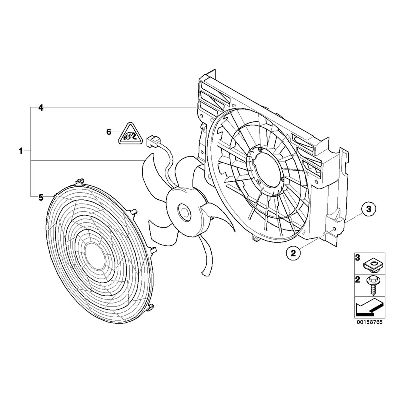 Автомобильный охладитель двигателя, кондиционер, электрический вентилятор E53 X5 2004-2006b mw4.4 3,0 4,8 4.6i, электронный вентилятор, охлаждающий вентилятор, рама двигателя