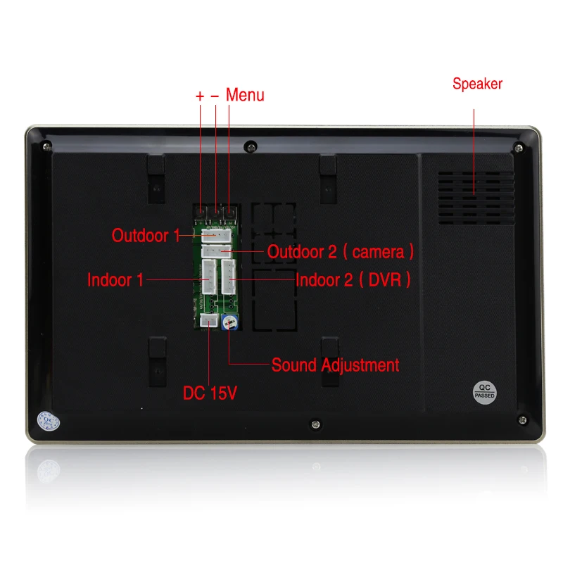 JERUAN 7 дюймов видео-телефон двери дверной звонок видео-телефон двери Система внутренней связи ip-телефон компании 722 W Крытый+ Мощность адаптер