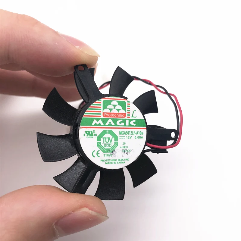 

High quality ultra quiet 5010 Graphics card fan blade 45MM Diameter 39mm Hole Pitch 12V 0.1A fan blade 2pin