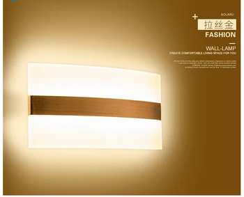 

Modern simple bedside staircase corridor balcony led creative wall lamp