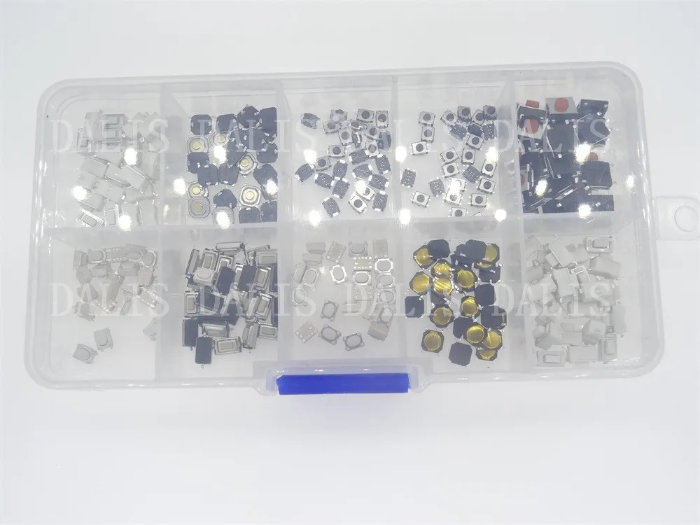 AUTEWODE 10 типов Тактильный кнопочный переключатель автомобильные клавиши кнопка