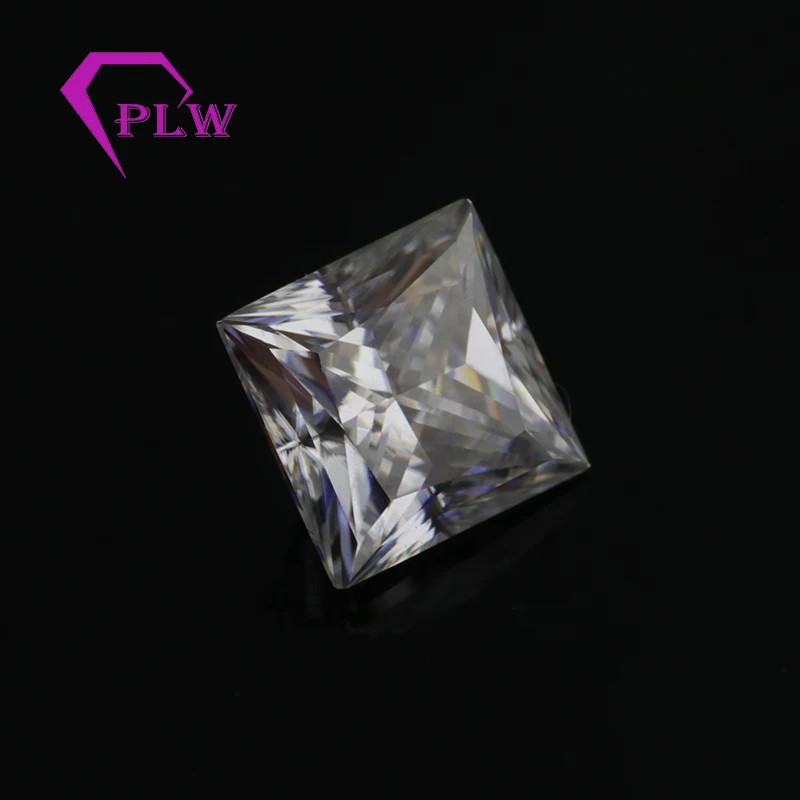 

Provence jewelry princess cut moissanite 0.35 carat 3.5*3.5mm VVS EF color for ring bracelet necklace earring