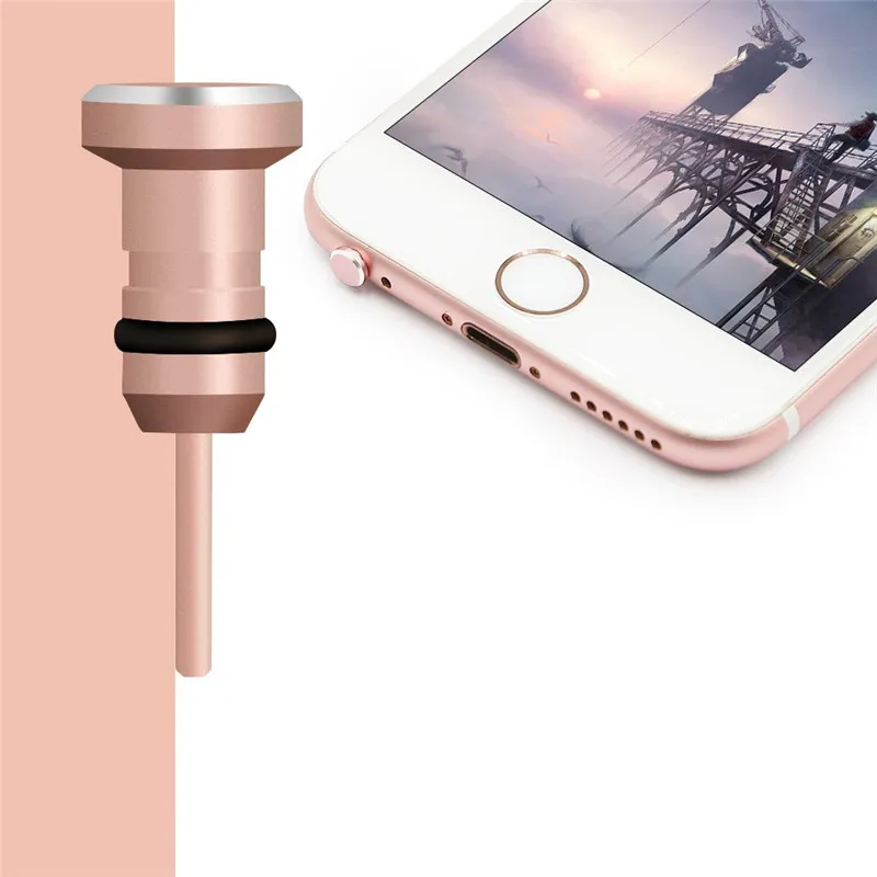 Алюминиевая Пылезащитная заглушка для IPhone 8 Pin зарядный порт 3,5 мм наушники для iPhone 8 Plus 7 X IPhone 5 5S Аксессуары для мобильных телефонов