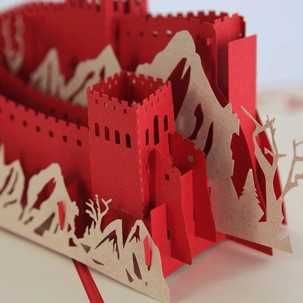 中国スタイル 3d 誕生日カードメリークリスマスツリーグリーティングカード手作り紙ポストカードお土産グリーティングカード Tree Greeting Card Greeting Cards Handmadegreeting Cards Aliexpress