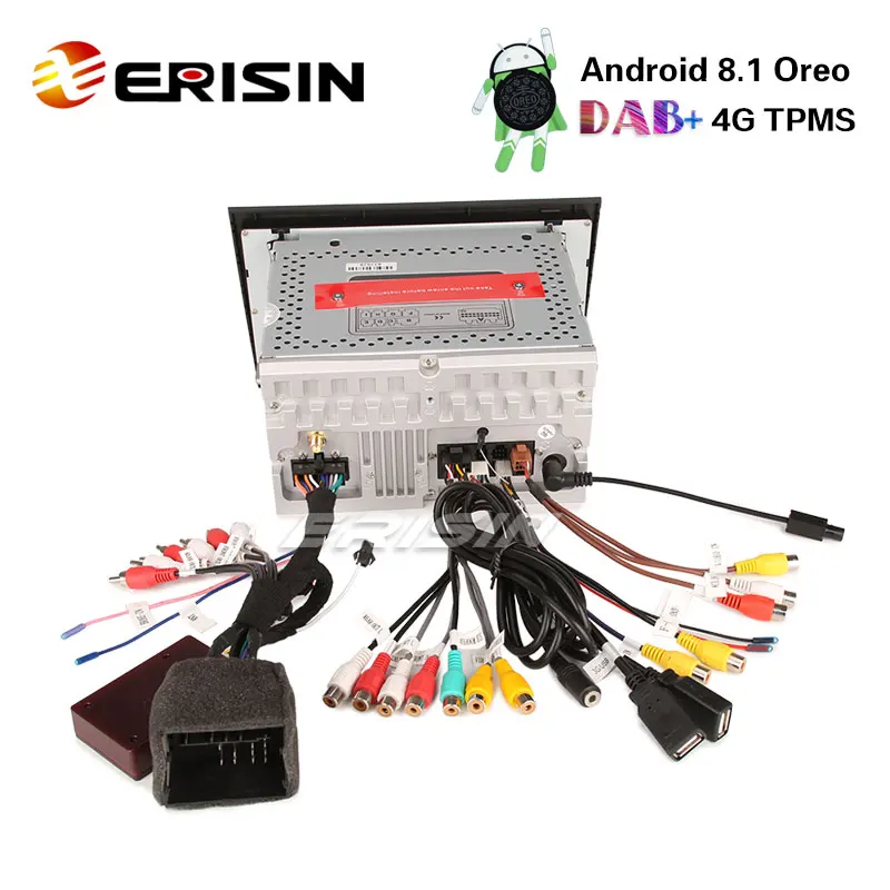 Discount Erisin ES7628A 7" Android 8.1 DAB+ Radio DVD Player 4G TPMS Car GPS Navigation for Audi A4 Two UI styles 4 Discount Erisin ES7628A 7" Android 8.1 DAB+ Radio DVD Player 4G TPMS Car GPS Navigation for Audi A4 Two UI styles 4