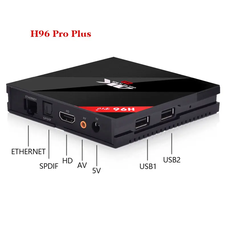 Original H96 Pro Plus android smart tv box 7.1 Amlogic S912 Octa Core 3G/64G dual wifi BT4.1 4K H96
