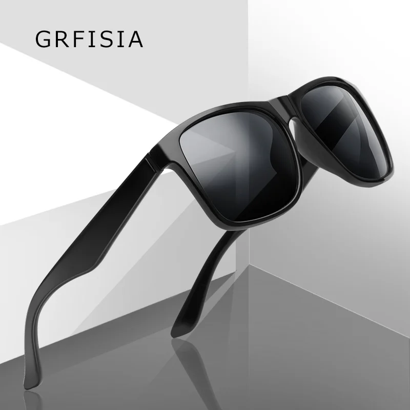 GRFISIA классические мужские солнцезащитные очки поляризованные HD Drive ночного