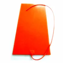 300*600*1.5 мм 3D-принтеры Тепло Кровать силиконовая резина подогреватель 220 В 750 Вт клей 1 сторона 100 К термистор 1000 мм провод от коротких