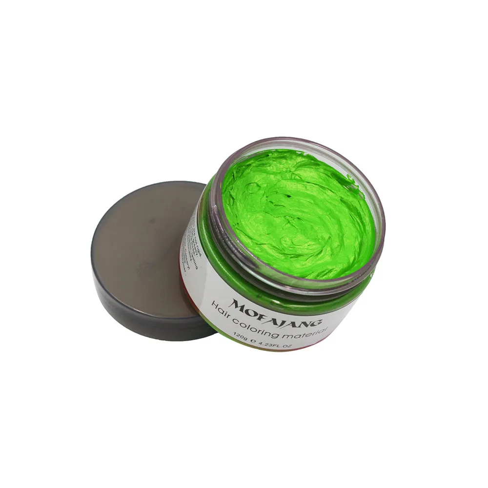 Green hair wax 2