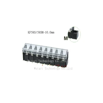 

KF58S/58SM-10.0mm pitch 10.0mm Straight Weding pin cable wire barrier terminal block connector With the cover Rohs 300V/30A