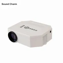 Portable Mini HD LED Projector 100 inch Cinema Theater, PC Laptop VGA input 640*480 LED HD Support HDMI VGA AV USB