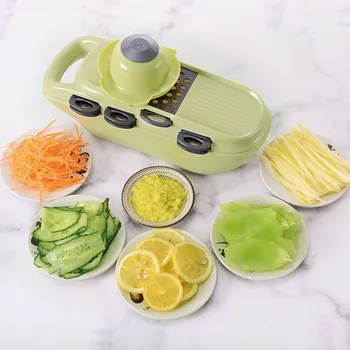 

2019 Multi Function Vegetable Fruit Scraper Slicer Potato Cutting Kitchen Tool Choppe Veggie Chopper Food Container Hand Guard