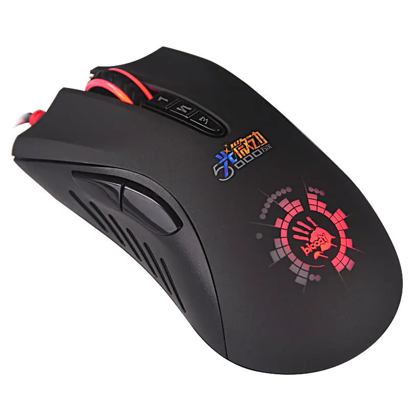 A4tech bloody A91 gaming mouse CF LOL WCA backlight wired mouse hands ghost