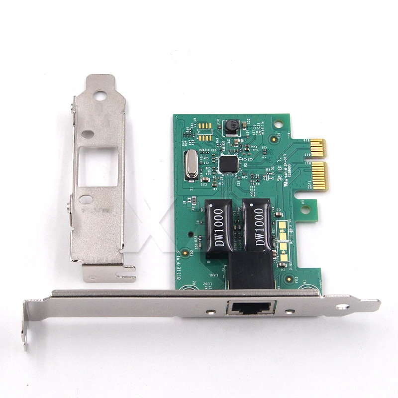 

AT 1PCS 1000Mbps Gigabit Ethernet 10/100/1000M RJ-45 PCI Express PCI-E Network Card LAN Adapter Converter High quality