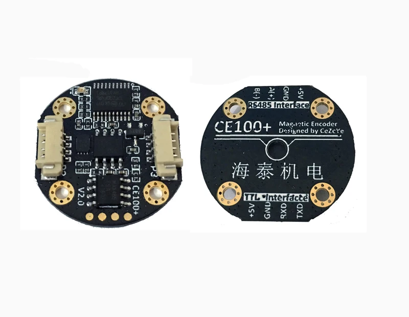 

TLE5012B Encoder 15Bit Angular Transducer TTL/RS485 Port Speed RPM/Rotational Direction/Angle Measure Magnetic PCB Board