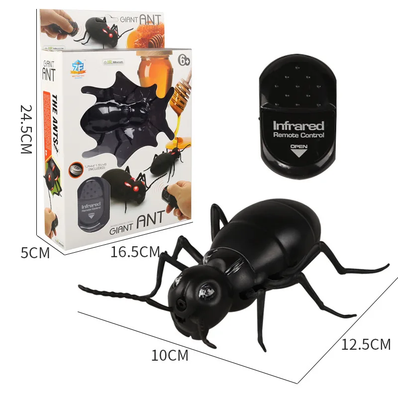 Дистанционное управление насекомые игрушки имитация паука муравьи тараканы электрическая игрушка на радиоуправлении страшный подарок на Хэллоуин для взрослых шалость насекомых