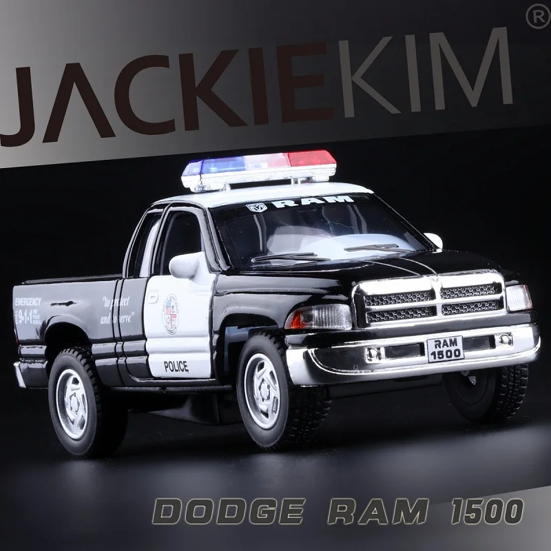 Высокая имитация изысканная коллекция игрушек: KiNSMART автомобильный Стайлинг Dodge RAM1500 полицейская модель автомобиля 1:44 сплав модель автомобиля лучшие подарки