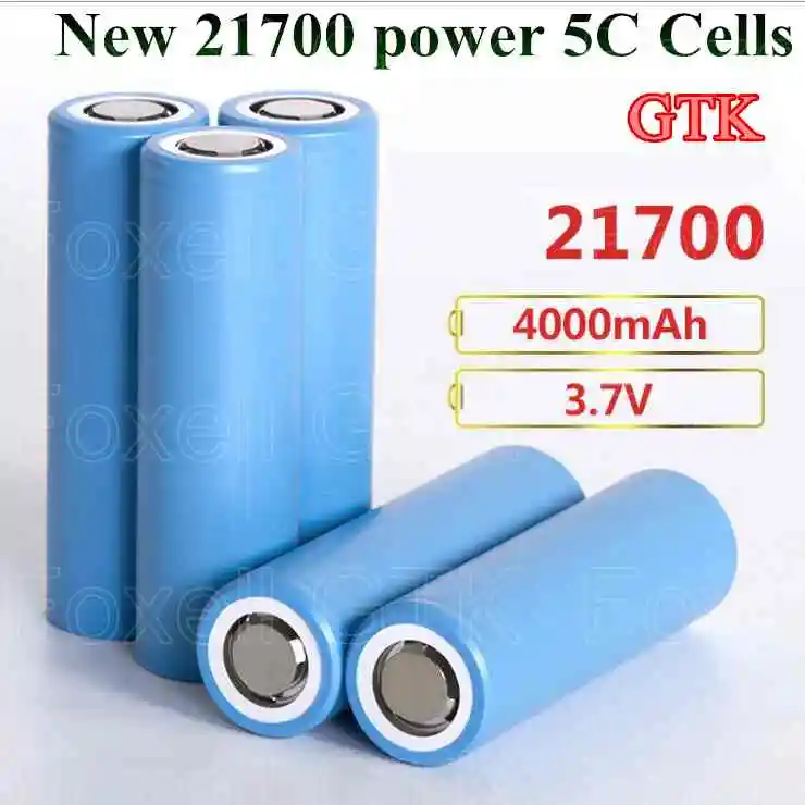 20pcs 21700 li-lon battery 4000 mAh 3.7V 15A discharge rate power 5C 4000mah 4Ah ternary car lithium Electric battery DIY pack (4)