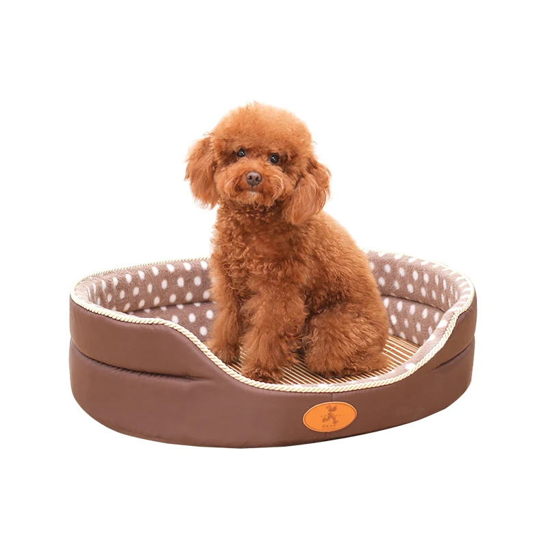 

Cloth Dog Beds Mats House Pet Bed Puppy Nest Baskets Dogs Sleeping Warming Soft Winter Warm Kennel Accessories Supplies Products