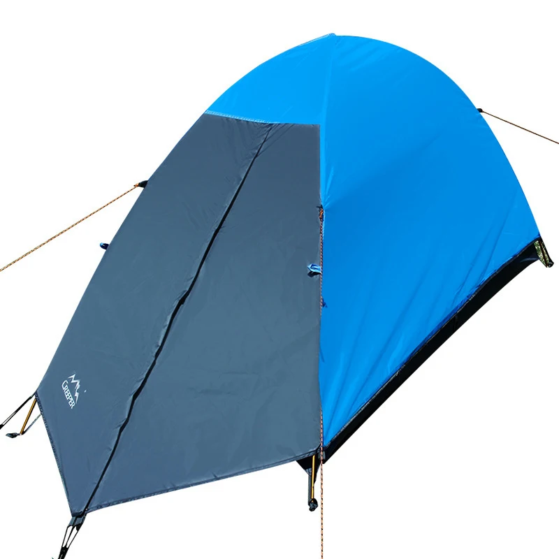 

Creeper Aluminum Pole single bunk tent outdoor rain waterproof riding a person ultralight tent very light tent Seasons