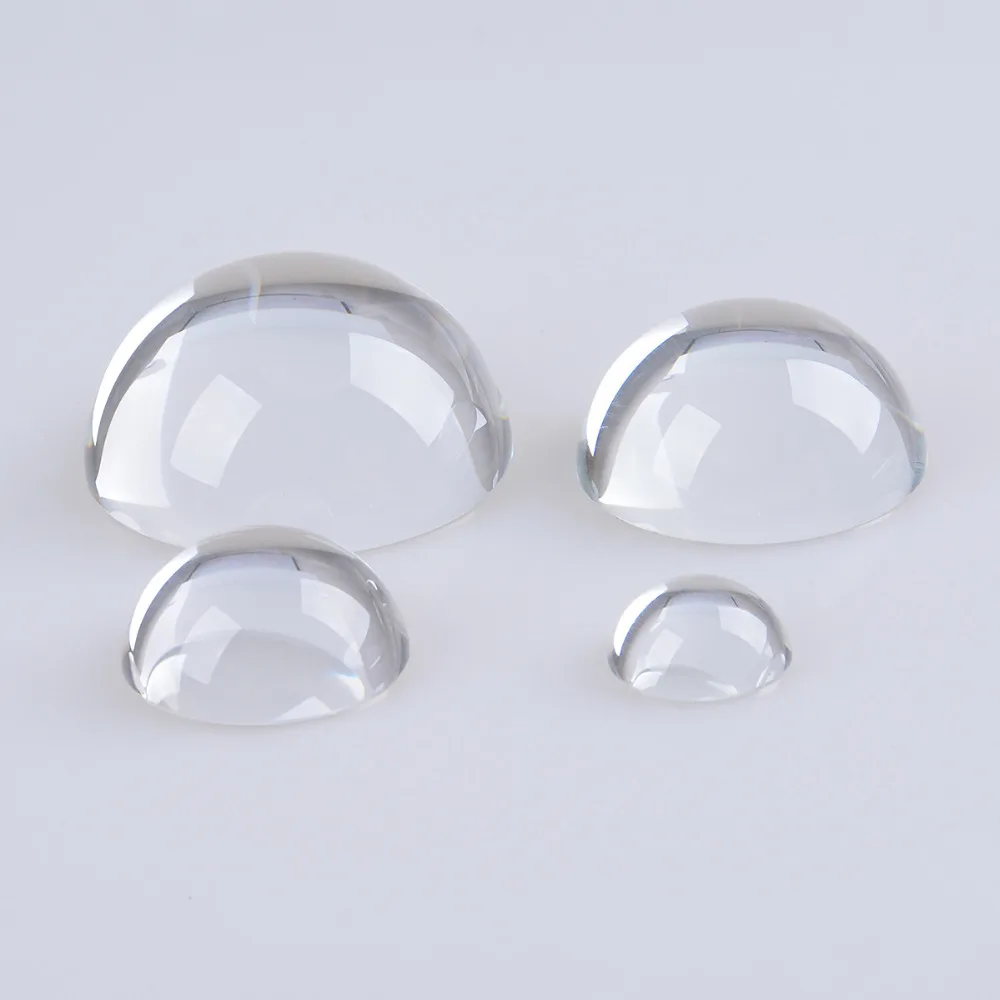 LS 2 шт увеличительное мини стекло Paperweight купольные лупы полукристальный шар 40