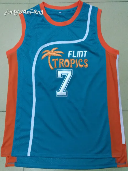 Баскетбольная майка в стиле ретро трикотажные изделия из фильма Half Pro Flint Tropics #7