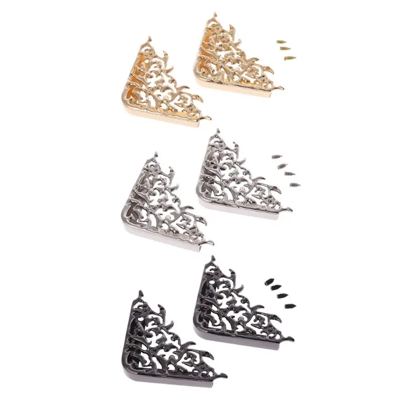 

Metal Hollow Fixed Decorative Buckle Bags Handbags Clip Edges DIY Hardware Accessories