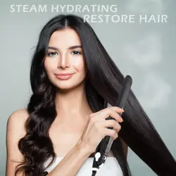 Электро-термощипцы для завивки волос салон красоты щипцы для волос Стайлинг керамический паровой выпрямитель для волос моделирующий