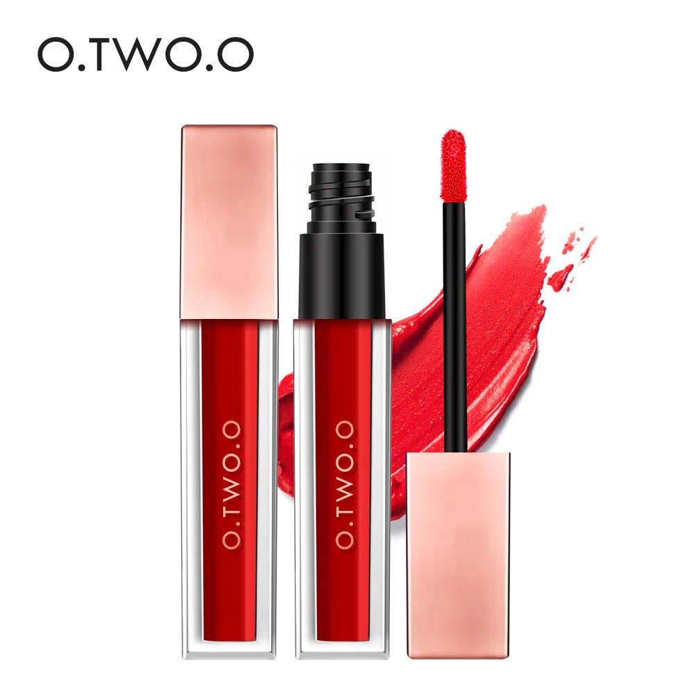 

O.TWO.O 12 Colors Velvet Matte Lipstick Waterproof kiss proof Lipsticks Moisturize Make Up lip Long lasting