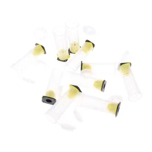 10 шт./компл. инструменты для пчеловодства пластиковое разведение пчел комплект чашек пчелиная матка клетки роллер пчеловодческое оборудование