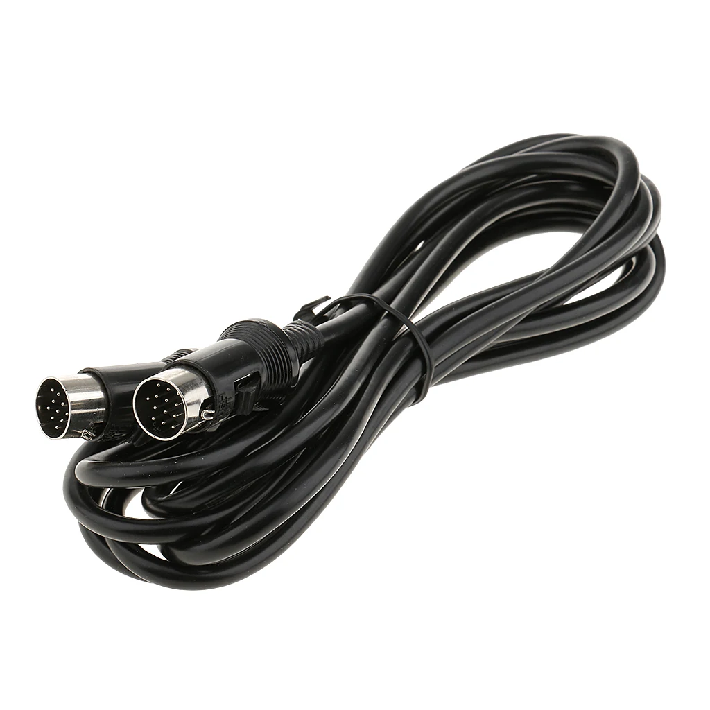 10FT 13 PIN Male Round to 13 PIN Male Round CD Changer Cable for Kenwood Car Electronics Accessories