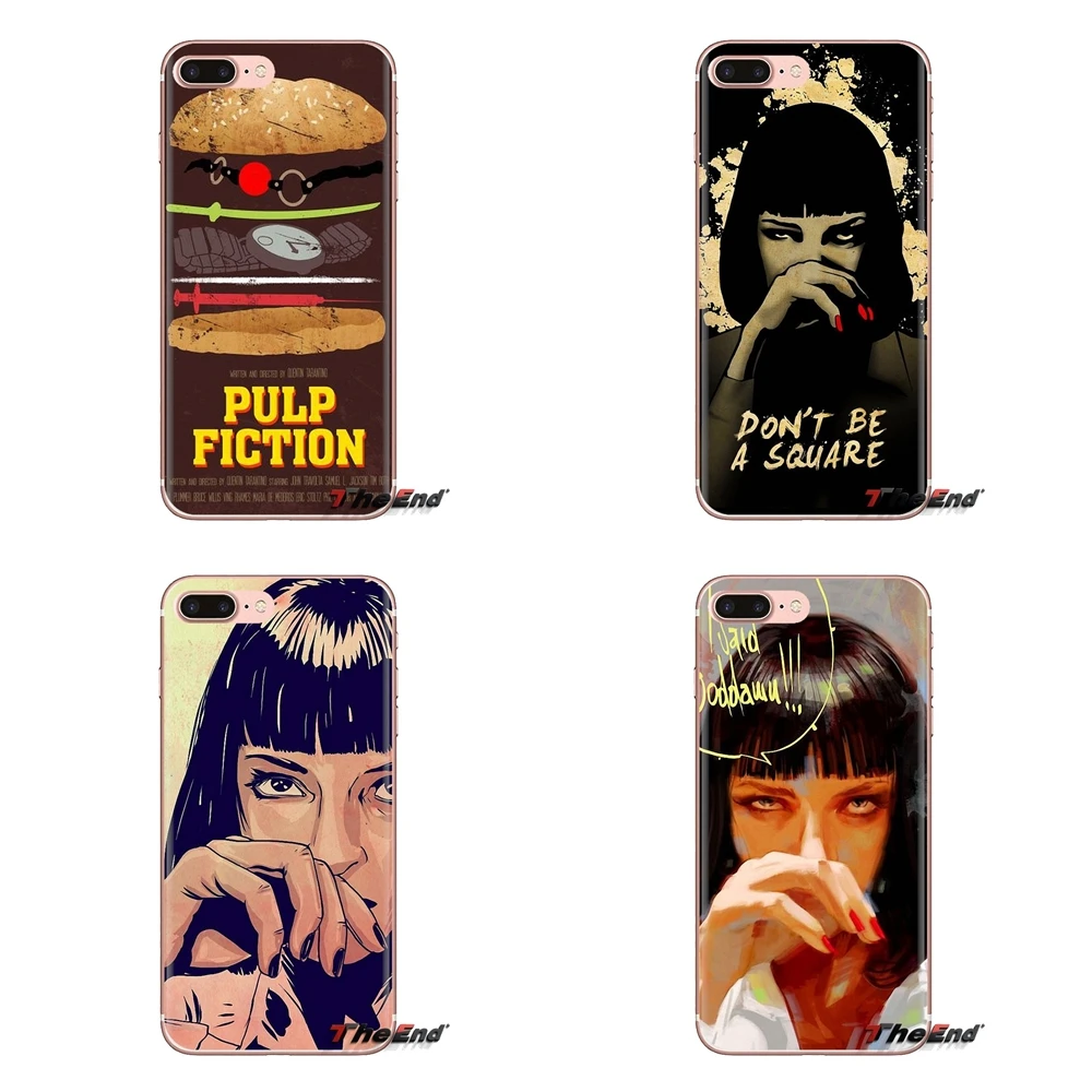 For Xiaomi Mi3 Samsung A10 A30 A40 A50 A60 A70 Galaxy S2 Note 2 Grand Core Prime Phone Shell Covers Mia wallace Pulp Fiction art |