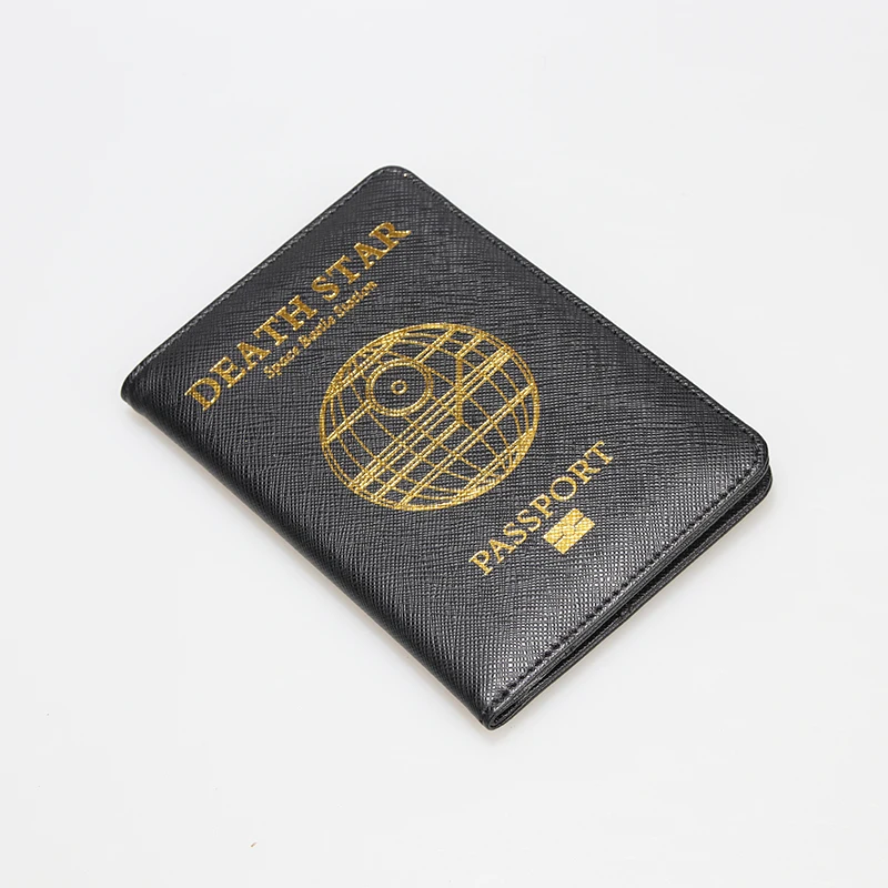DIKEDAKU Planet Death Star держатель для паспорта для мужчин Rfid крест узор из искусственной кожи Обложка для паспорта кредитные карты путешествия чехол для паспорта