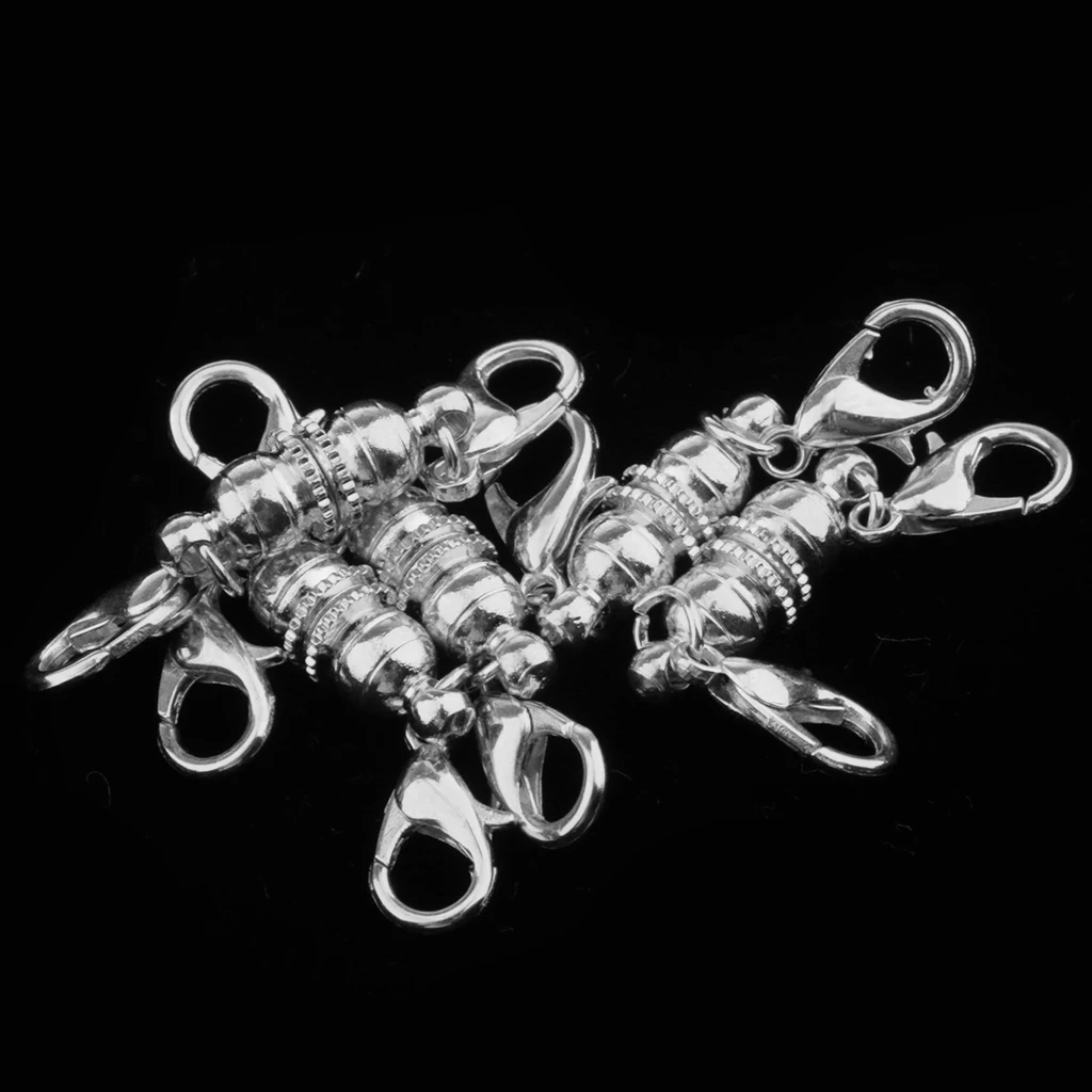 10 Piece Magnetic Hooks Lobster Necklace Bracelet Converter Extender Clasp