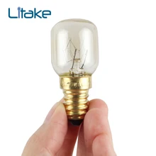 Litake E14 300 градусов при высоких Температура устойчивостью микроволновая печь лампы кухонная лампа соляная лампа лампочка 220 v