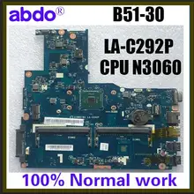 Abdo lenovo B51-30 AIWBO/B1 LA-C292P материнская плата для ноутбука cpu N3060 DDR3(с разъемом отпечатков пальцев) ТЕСТ ОК